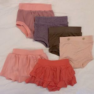 Lot of 6 like new Kate Quinn bloomers, 0-3 mos.